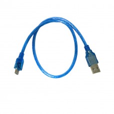 Cable USB To Mini 5pin (0.45M) Blue